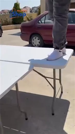 🪑 Portable Plastic Folding Table طاولة عملية وقابلة للطي، مثالية للاستخدام في الحديقة، التخييم أو داخل المنزل. خفيفة الوزن وسهلة الحمل لتوفر لك الراحة في أي مكان. Code: HHO050 Starting Price: 25$ ✔️ تصميم متين وخفيف الوزن ✔️ سهلة الطي والتخزين ✔️ مناسبة للاستخدام الداخلي والخارجي ✔️ سطح مستقر وسهل التنظيف 📲 اطلب الآن من Nashtare Shop 🌐 nashtareshop.com 📞 71609838 📥 حمّل تطبيقنا للطلب السريع! #FoldingTable #OutdoorFurniture #HomeEssentials #PortableTable #NashtareShop | Nashtare Shop