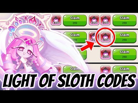 NEW LIGHT OF SLOTH CODES 😱