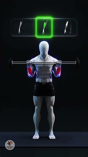 These three exercises, when trained in combination, comprehensively target the forearm extensors. 😳