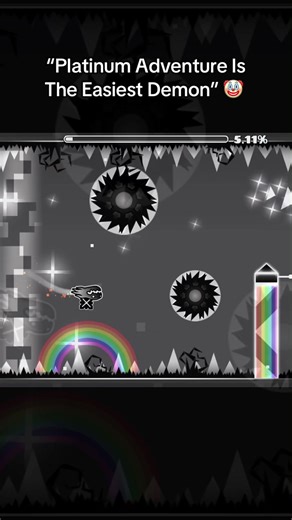 One of the Easiest Demons I Have Played and Not Very Popular | ⚠️ Mobile Player #geometrydash #platinumadventure #thefarewell #demon #geodash