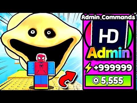 NOOB gets ADMIN COMMANDS in Climb Scary Worm Tower (Roblox)