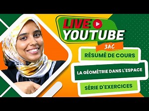3AC Maths | La géométrie dans l'espace : résumé de cours + Série d'exercices