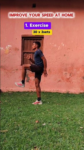 IMPROVE YOUR SPEED AT HOME. #homeworkout #runningtips #trackandfield #fitness #explore #explorepage