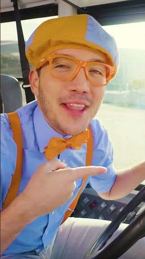 Blippi's Wheels On The Bus #shorts