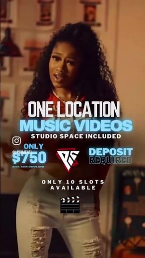 🎬 MUSIC VIDEO PACKAGE – STUDIO INCLUDED! Only $750 in Atlanta!