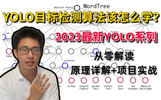 【2023YOLO目标检测算法】YOLOV1|V2|V3|V4|V5|V6|V7算法从零解读，原理详解+项目实战，究极通俗易懂！