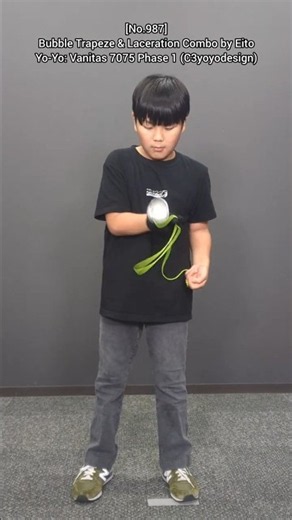 [No.987]🪀Today's Yo-Yo Trick & Tutorial: Bubble Trapeze & Laceration Combo by Eito Yonekura #yoyo