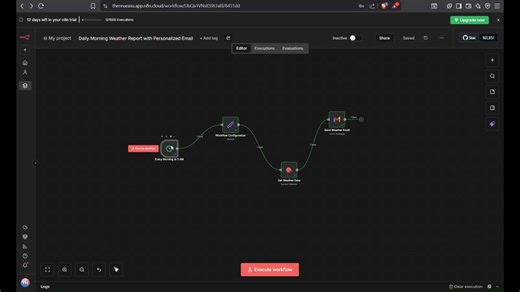 #n8n #automation #nocode #workflowautomation #openweathermap #apiintegration #productivitytools #emailautomation #techprojects #datasolutions #developercommunity #softwareautomation #aiprojects… | THENNARASU E