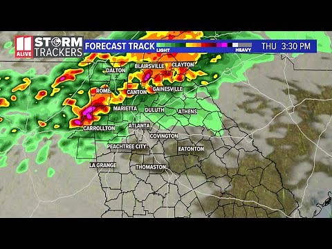 Tracking thunderstorms and severe weather | Watch live radar