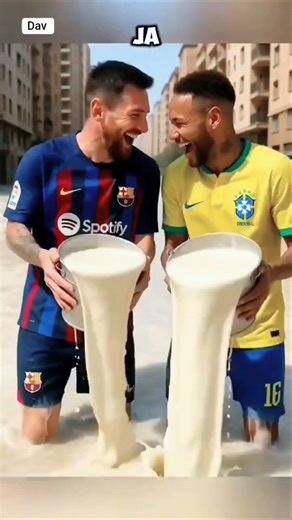 sial! dia berbohong agar mendapatkan semua es crim ini#messi #cristianoronaldo