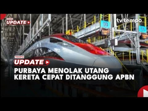 Purbaya Menolak Utang Kereta Cepat Ditanggung APBN