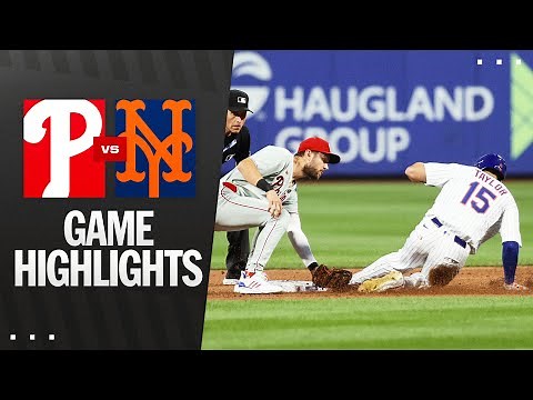 Phillies vs. Mets Game Highlights (8/26/25) | MLB Highlights