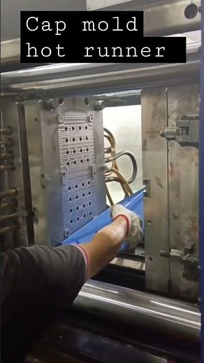 Cap mold Hot Runner Testing| Injection Molding Machine