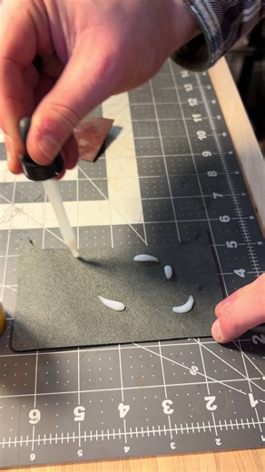 Burnishing #asmr #asmrsounds #asmrvideo #asmrleather #asmrtiktoks