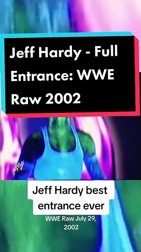 Jeff Hardy Full Entrance: WWE Raw July 29, 2002