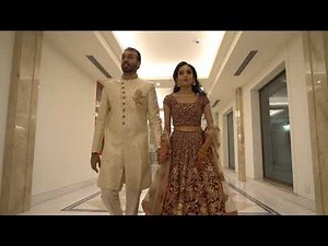 Couple Entry on Sangeet | Indian Wedding Inspiration