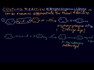 Coupling Reaction of Benzenediazonium Chloride | Class 12 Chemistry Amines