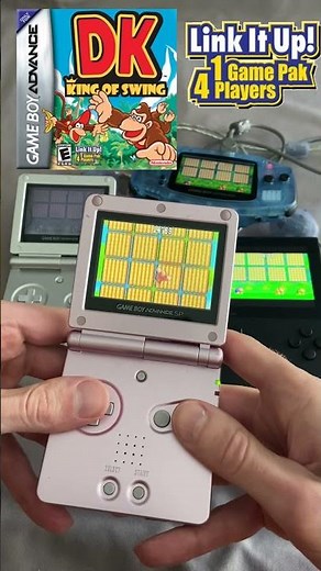 DK: King of Swing's Single-Pak Link mode - GBA