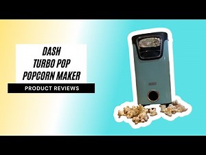 Dash Turbo Pop Popcorn Maker Unboxing and Review (No Oil/Hot Air Popcorn Machine)