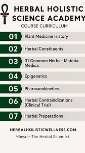 🌿 Ready to take your love for herbs to the next level? The Herbal Holistic Science Academy isn't just another herbal program — it's where tradition meets science. ✨ Dive deep into: 🔬 Pharmacokinetics 🧬 Epigenetics 🌿 31 powerful herbs & their uses 💡 Real-world herbal prep contraindications backed by clinical insight This week only: Enrollment is HALF OFF until Friday! Message me for discount code for checkout 💻 Limited spots available! 🔗 herbalholisticwellness.com Let’s grow in knowledge &