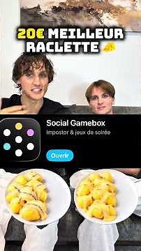 Who Has the Best Raclette? 🔥🧀 The Game: Social Gamebox #games #brother #raclette #cheese #eat