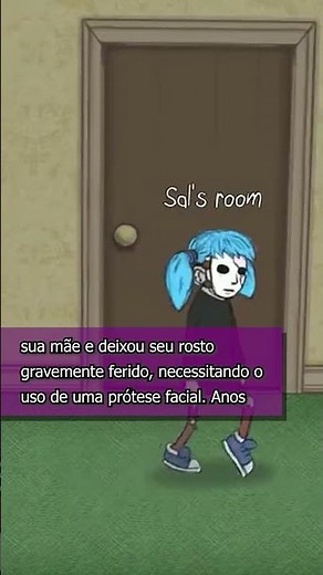 A história de Sally Face! Todos os finais explicados do jogo clássico de terror! #shorts