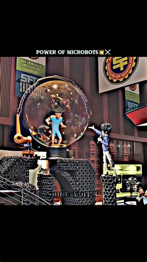 Hiro Crazy introducing Microbots 💥🥶 | Big Hero 6 Edit | #edit​ #shorts​ #animation​ #presentation​