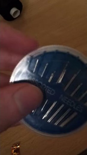 Correct way to open a needle case