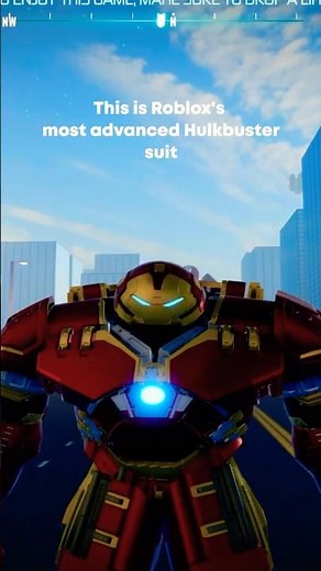 I Built a Hulkbuster Suit in Roblox!
