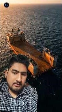 This ship sinks to save others #semi #submersible #secret #shorts #ocean