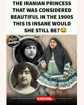 The Iranian Princess Who Redefined Beauty 👑😅#history #Iran #beauty#women#legacy #viral #shorts#story