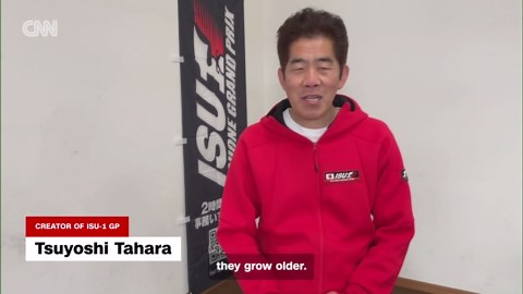 Japan’s F1-style office chair race