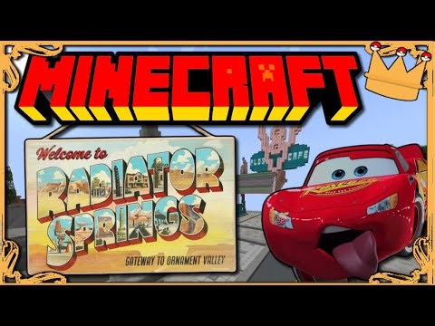 I Explored Radiator Springs in MINECRAFT!
