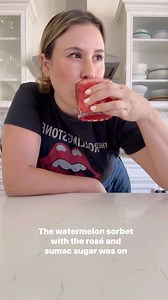 5.8K views · 182 reactions | Watermelon Sorbet & Rosè with Sumac...