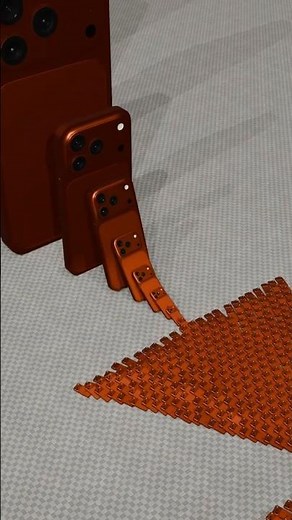 Huge iPhones create Giant Domino Effect 😱😱