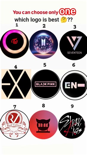 which logo is best🤔?#bts#btsarmy #btsedits#unfrezzmyaccount#unfrez#fypシ#shorts#viral#kpop#blackpink