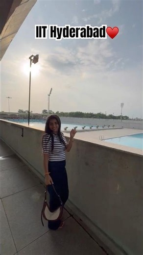 IIT Hyderabad Campus Walk ✨ | Beautiful IIT Campus Tour | IIT Life #shorts