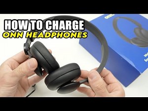 How to Charge Your Onn Headphones