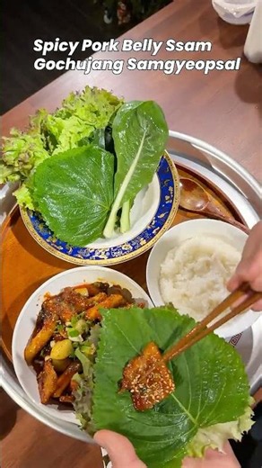 Upgrade your K-BBQ Gochujang Samgyeopsal Ssam(Korean Pork Belly Wrap) #koreanfood