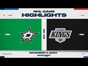 NHL Highlights | Stars vs. Kings - December 4, 2024