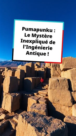 Les Pierres Impossibles de Puma Punku 🗿 Oubliez les pyramides. En Bolivie, à 3 800m d'altitude, Puma Punku détruit les lois de l'archéologie classique. Des blocs de diorite de 130 tonnes, taillés au millimètre près, sans technologie moderne. Comment est-ce physiquement possible ? La science officielle bégaie. 👁️ La suite en commentaire 👇 #PumaPunku #Mystere #Histoire