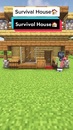 Minecraft Simple Survival House Tutorial