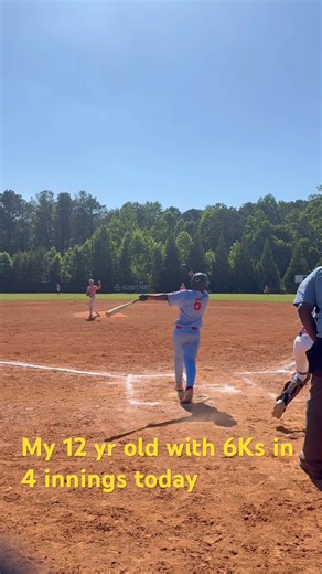 My 12yr old son with 6 strikeouts in 4 innings today #youthbaseball #pitchingcoach #baseball