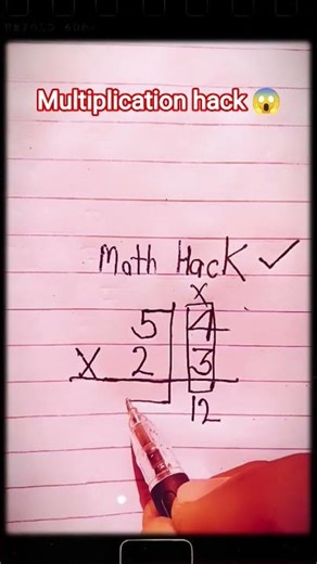 Multiplication! Hack 😱 | Maths Trick #Shorts#viralvideo #shortvideo #mathstricks