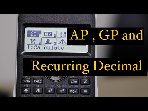 How to find "sum of first nth term" using Casio 570EX