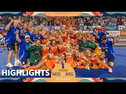 FIH Hockey Women's Junior World Cup 2025 Chile: Game 72, Highlights: Netherlands vs Argentina