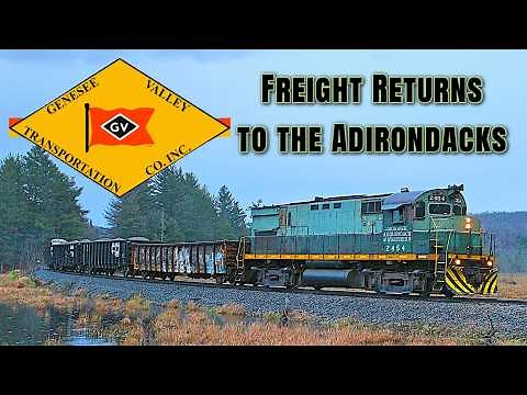 FIRST TRAIN IN 25 YEARS: The Rebirth of the Mohawk, Adirondack & Northern Newton Falls Line