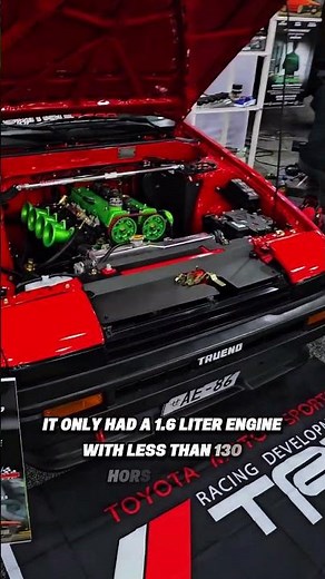 The Legend of Toyota AE86 🏎️💨 #carhistory #facts #jdm #drift #shorts