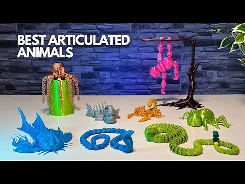 Amazing 8 Articulated Animals - 3D Print on Creality CR-6 SE