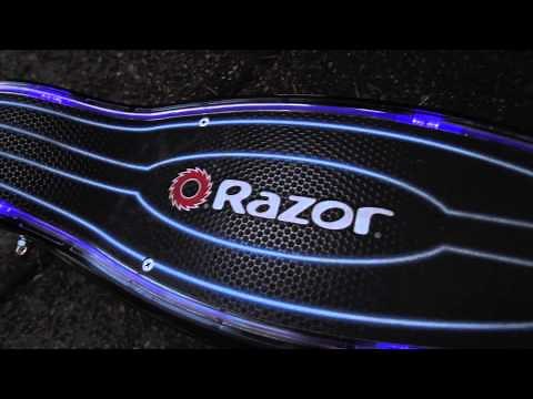 Razor E100 Glow Electric Scooter Ride Video